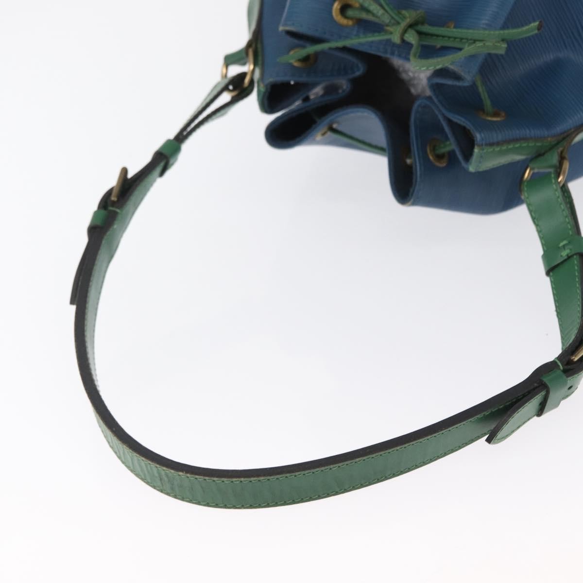 Louis Vuitton Bicolor Noe Handbag Epi Leather Blue Leather Shoulder Bag