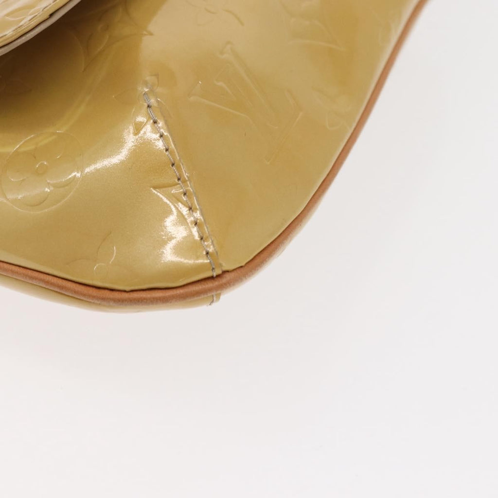 Louis Vuitton Thompson Street Handbag Monogram Vernis Beige Patent_Leather Shoulder Bag