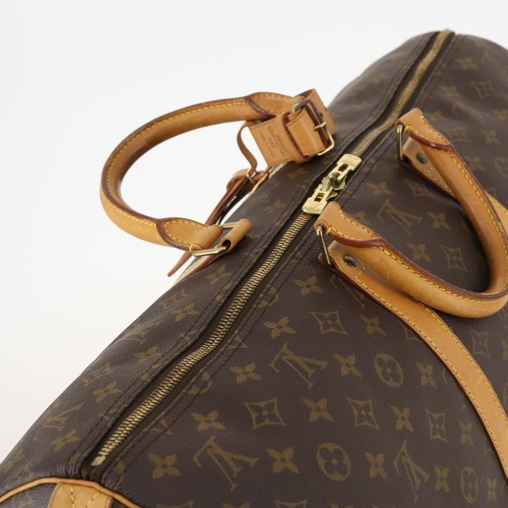 Louis Vuitton Keepall Bag Monogram Canvas Brown Canvas Travel Bag