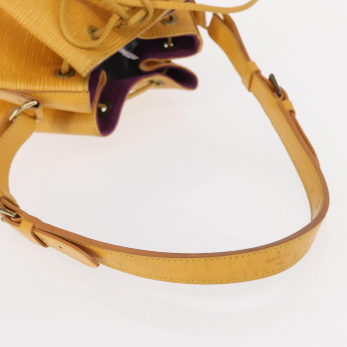 Louis Vuitton Noe Handbag Epi Leather Yellow Leather Shoulder Bag