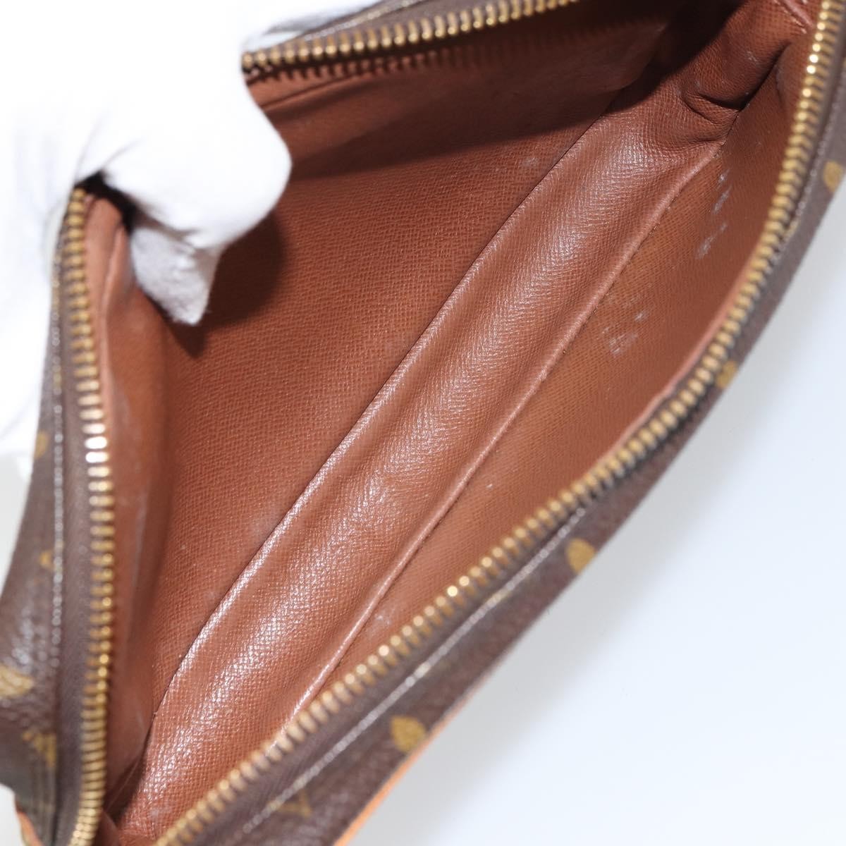 Louis Vuitton Marly Dragonne Clutch Monogram Canvas Brown Canvas Clutche & Pouche Bag