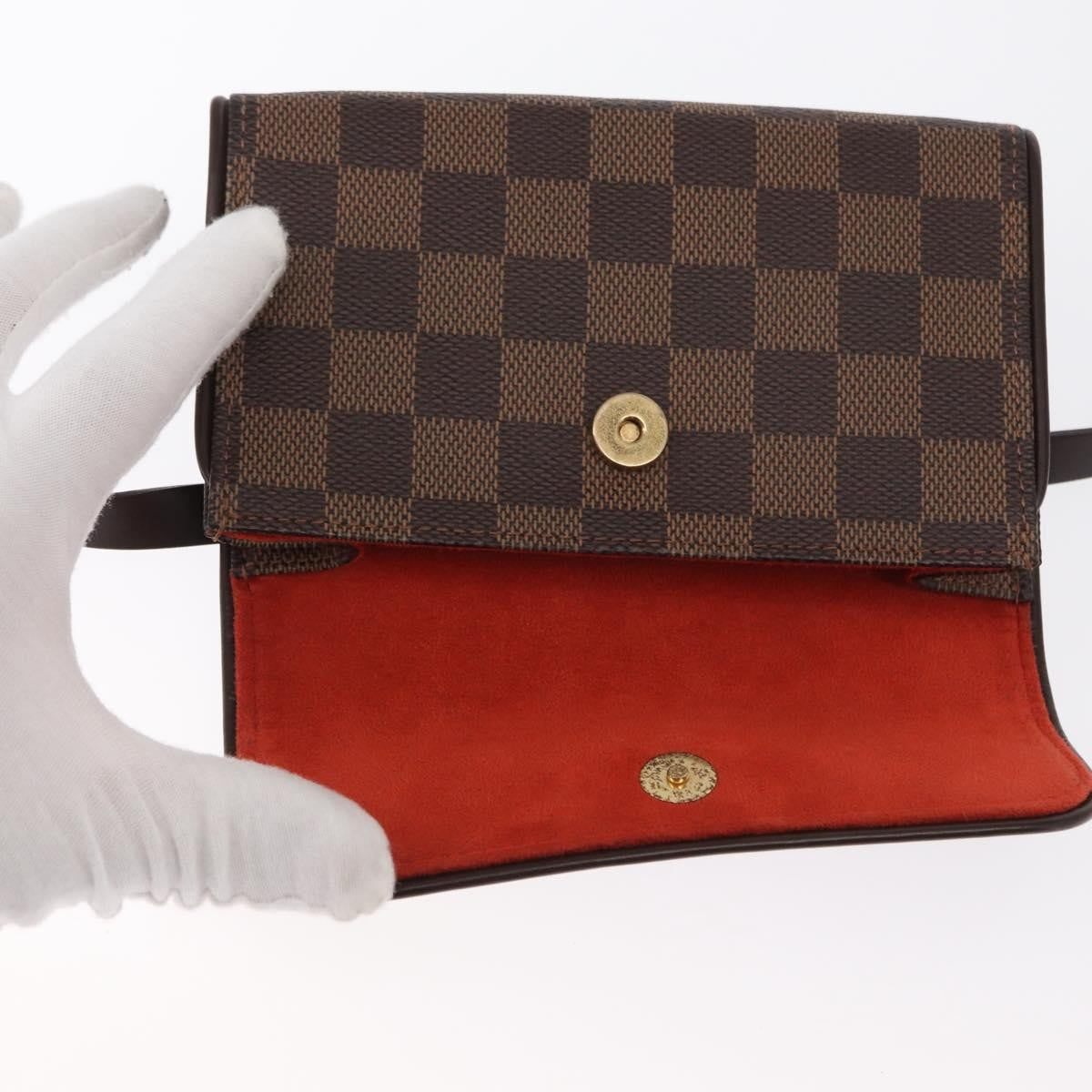 Louis Vuitton Florentine Waist Bag Monogram Canvas Brown Canvas Clutche & Pouche Bag