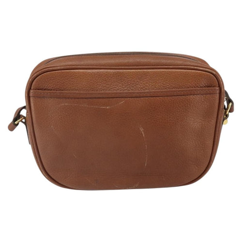 Burberry Vintage Shoulder Bag Leather Brown Leather Shoulder Bag