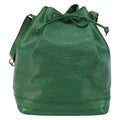 Louis Vuitton Noe Shoulder Bag Leather Green Leather Shoulder Bag
