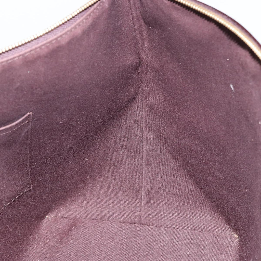 Louis Vuitton Bellevue Handbag Monogram Vernis Brown Patent_Leather Tote Bag