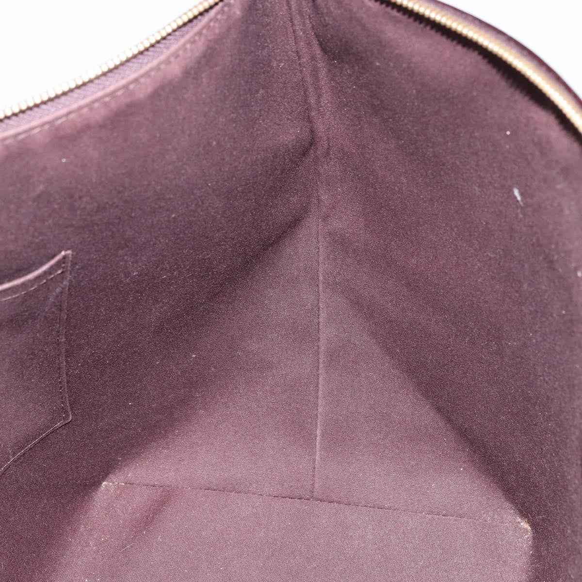 Louis Vuitton Bellevue Handbag Monogram Vernis Brown Patent_Leather Tote Bag