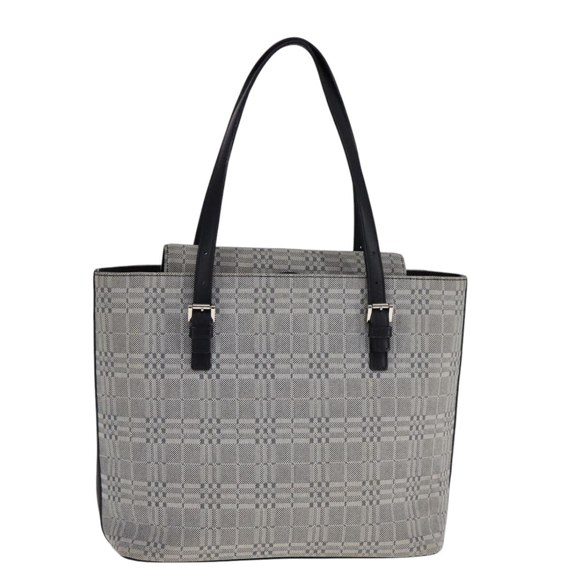 Burberry Vintage Tote Bag Canvas Gray Canvas Tote Bag