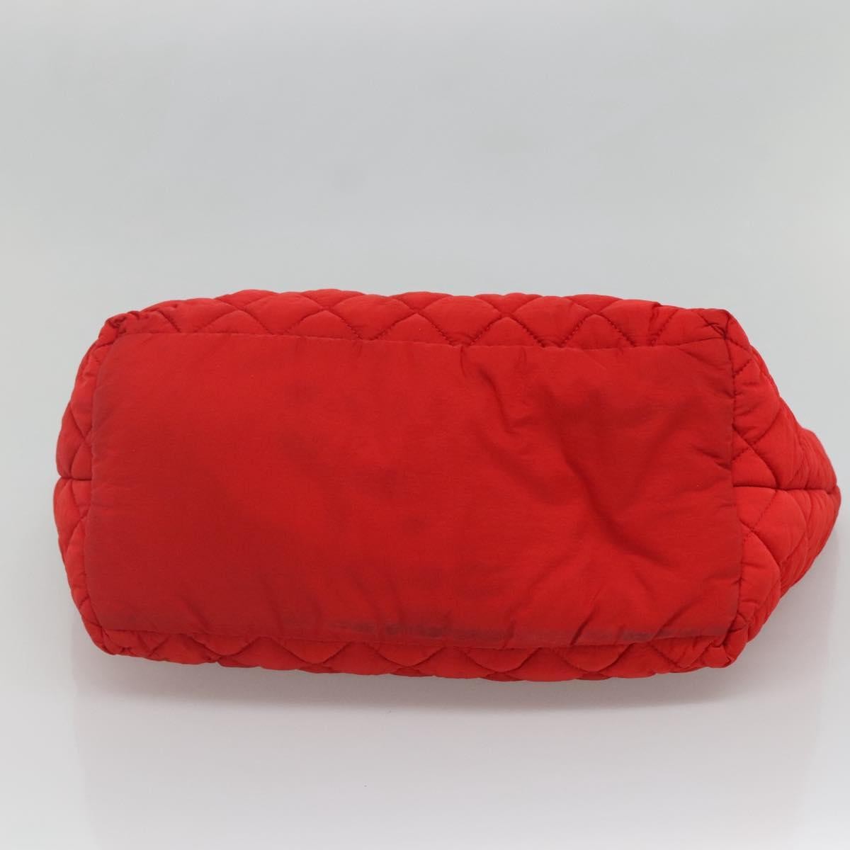 Chanel Coco Cocoon Reversible Tote Quilted Nylon Red Nylon Tote Bag Bag