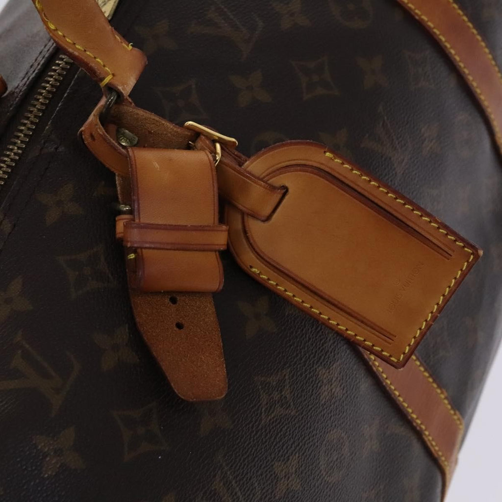 Louis Vuitton Keepall Bag Monogram Canvas Brown Canvas Travel Bag