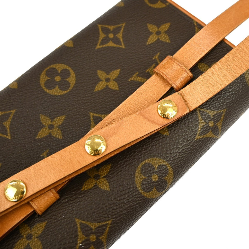 Louis Vuitton Florentine Waist Bag Monogram Canvas Brown Canvas Shoulder Bag