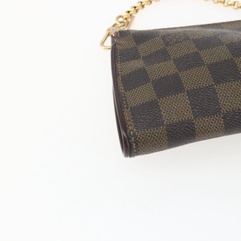 Louis Vuitton Sophie Handbag Damier Brown Canvas Clutche & Pouche Bag
