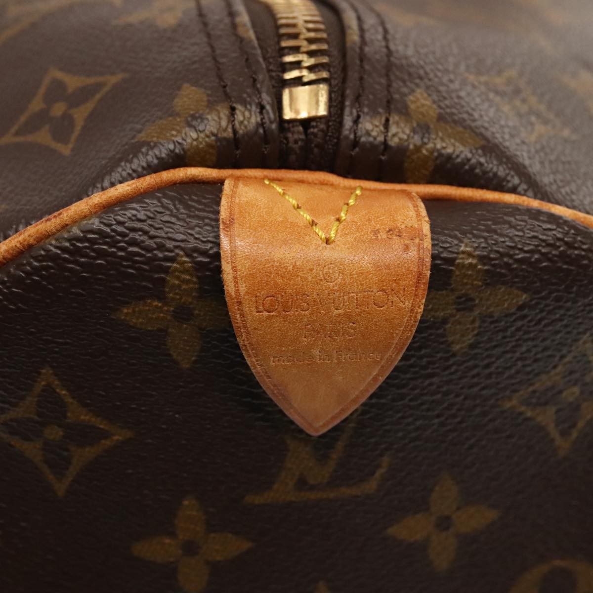 Louis Vuitton Keepall Bag Monogram Canvas Brown Canvas Travel Bag