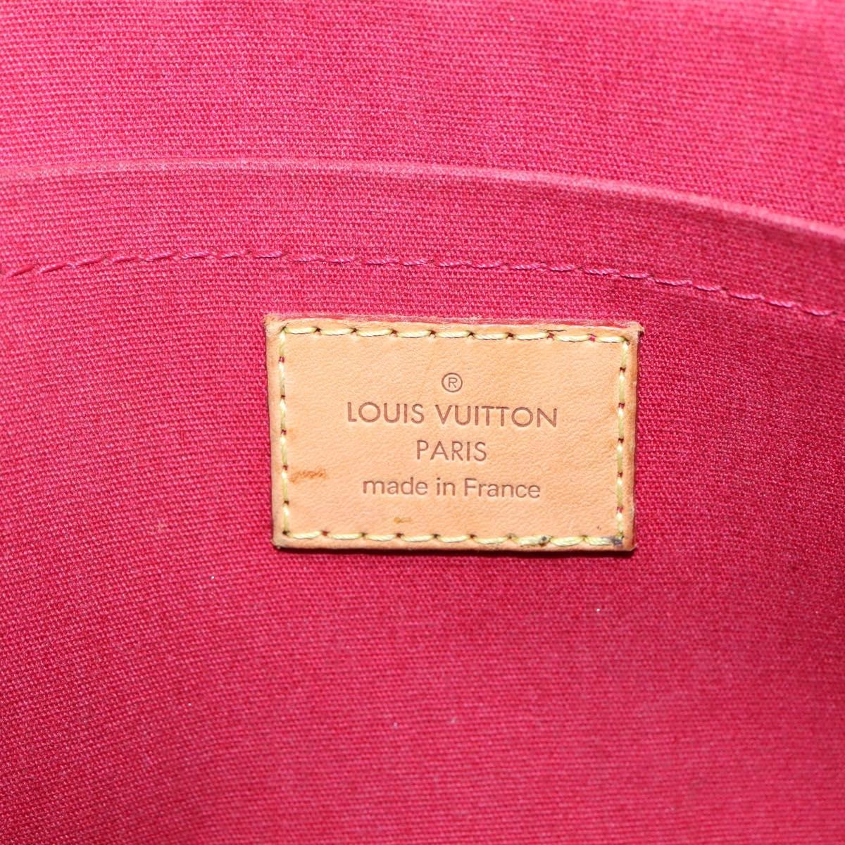 Louis Vuitton Rosewood Avenue Handbag Monogram Vernis Red Patent_Leather Handbag