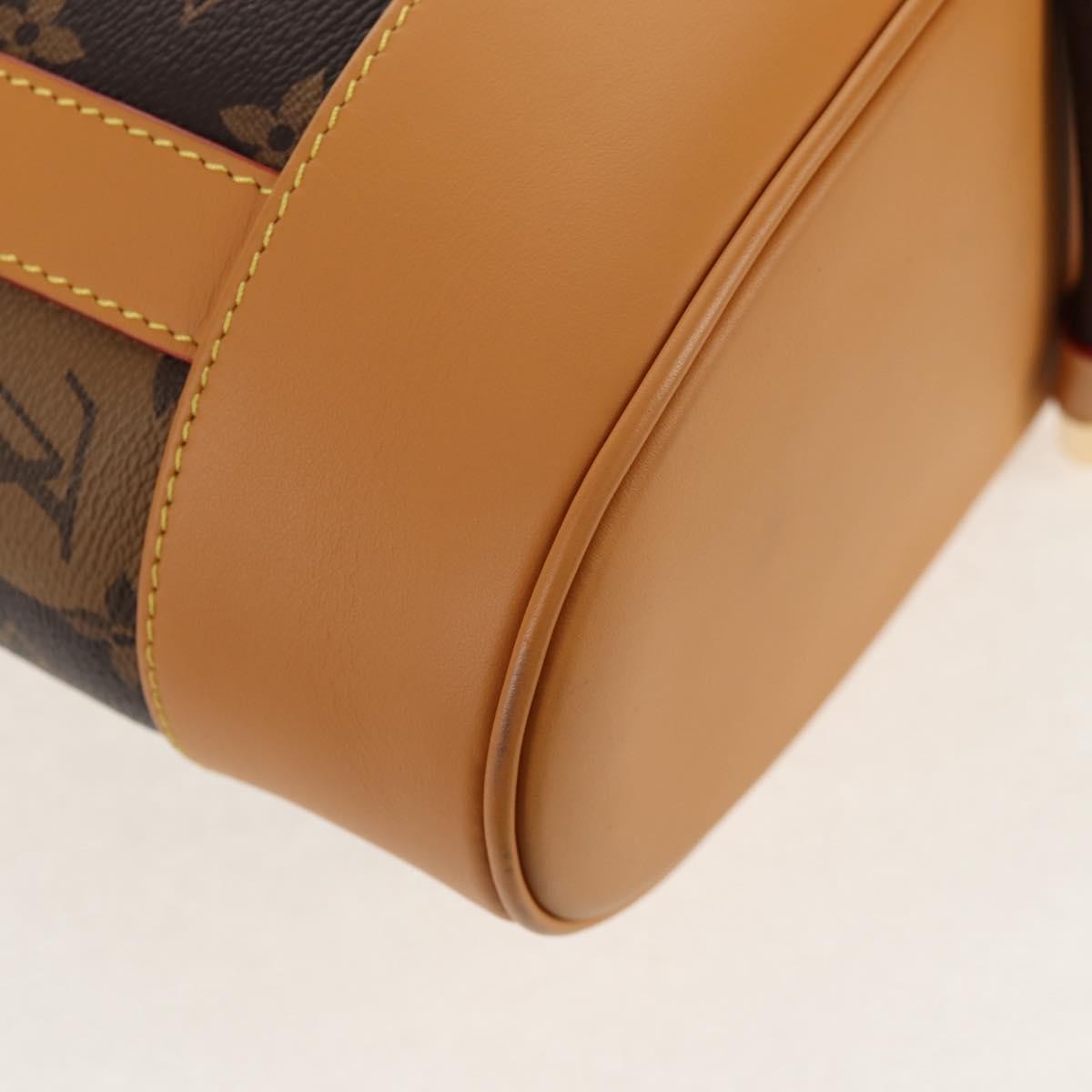 Louis Vuitton Nigo Randonnee Backpack Limited Edition Stripes Monogram Canvas Brown Canvas Shoulder Bag