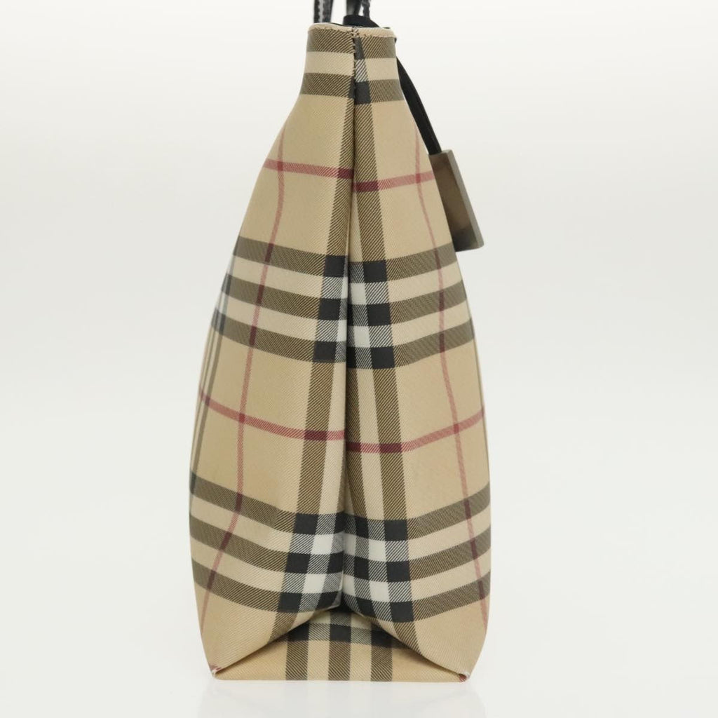 Burberry Nova Check Tote Canvas And Leather Beige Pvc Tote Bag