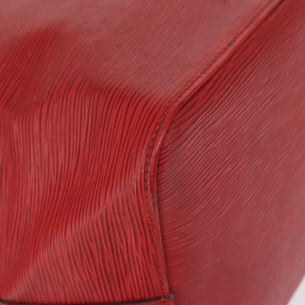 Louis Vuitton Petit Noe Handbag Epi Leather Red Leather Shoulder Bag
