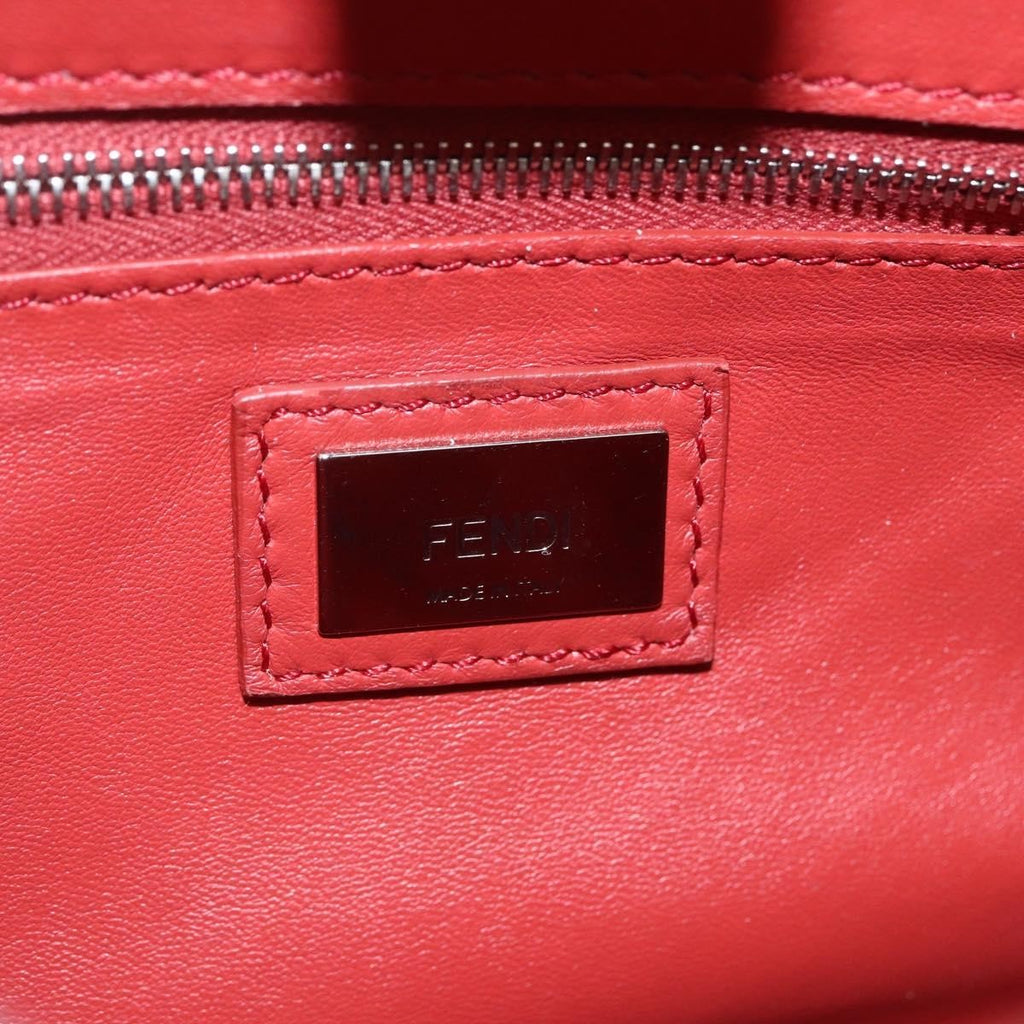 Fendi Peekaboo Bag Leather Beige Leather Handbag
