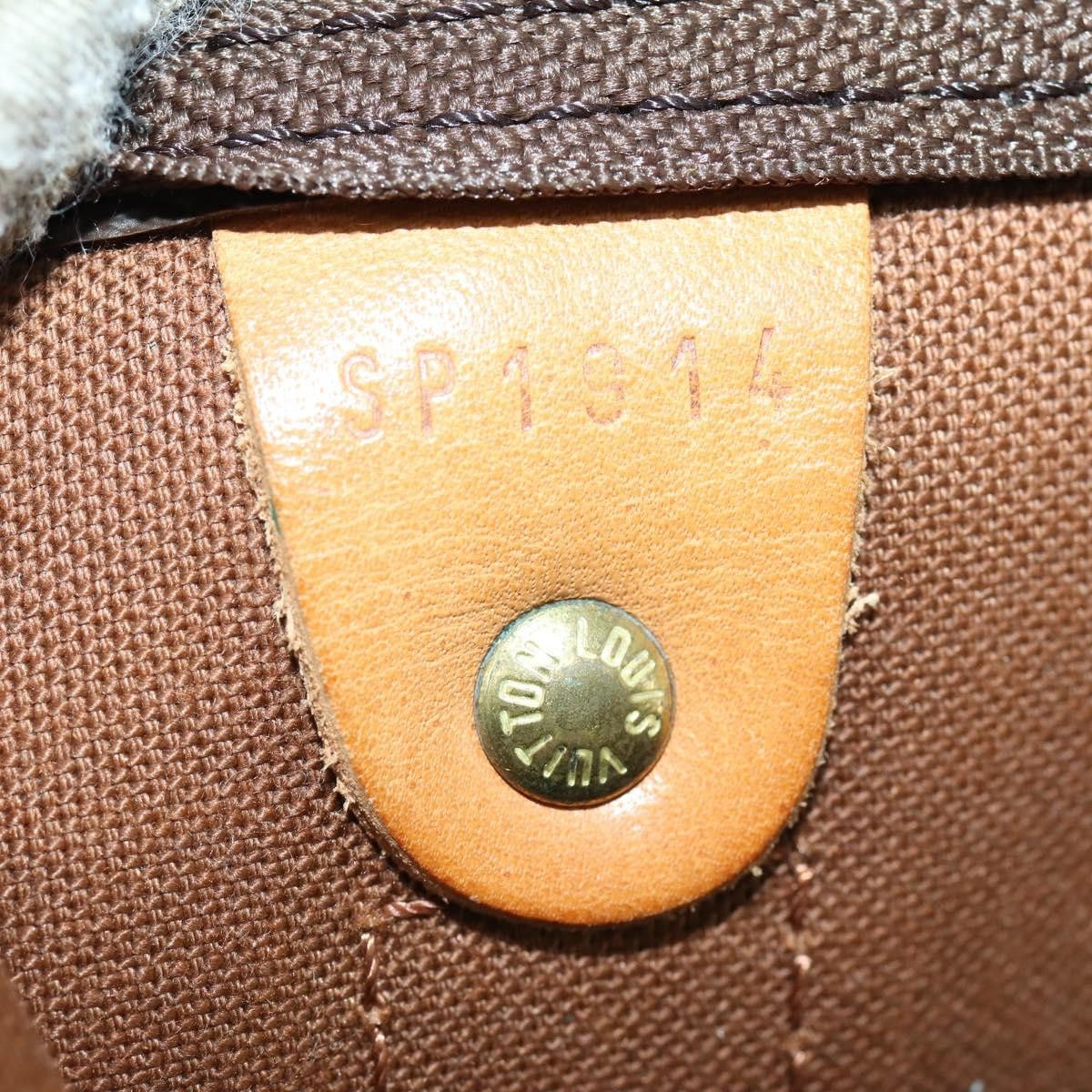 Louis Vuitton Keepall Bag Monogram Canvas Brown Canvas Travel Bag