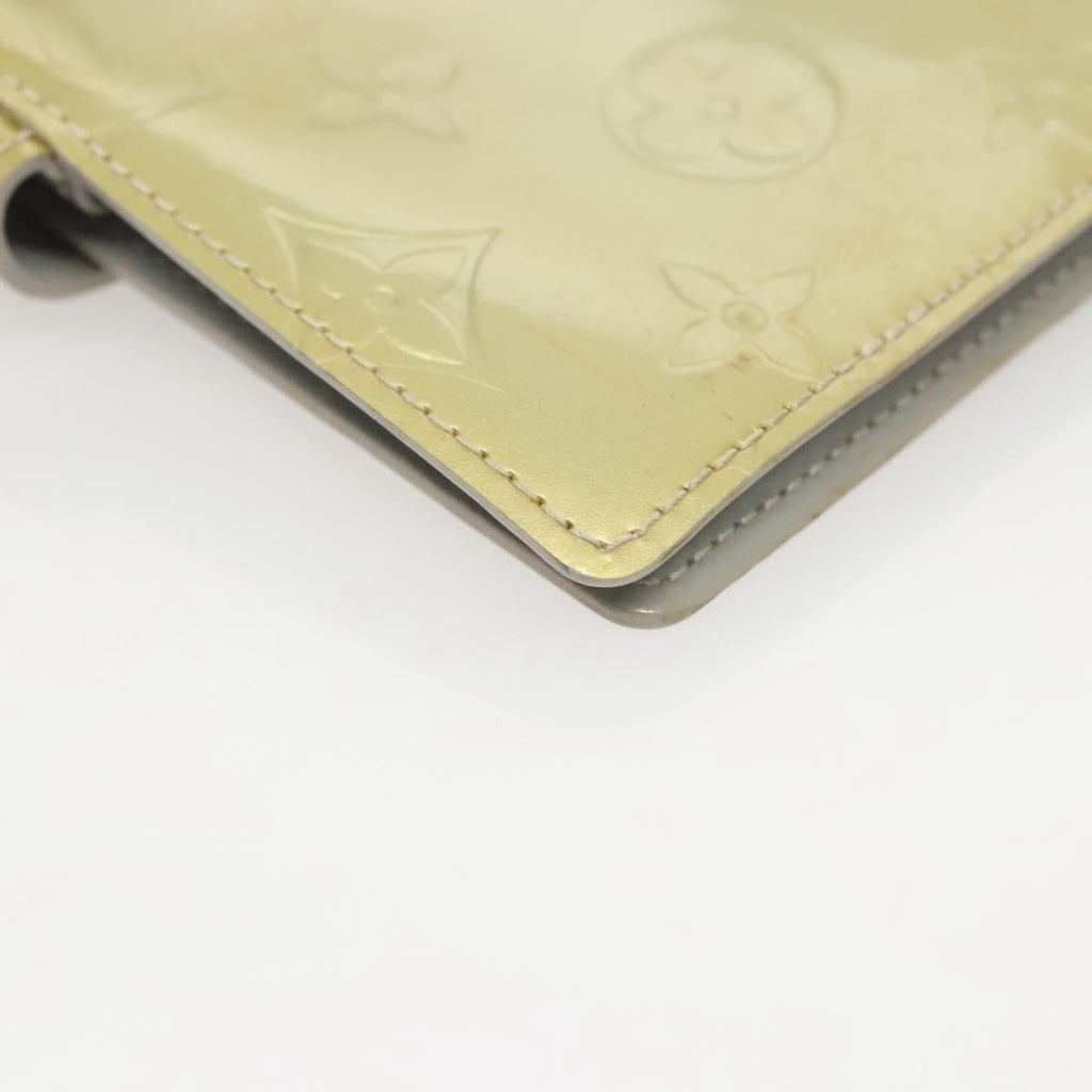 Louis Vuitton Agenda Cover Patent Leather Gray Patent_Leather Wallets Accessory