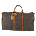 Louis Vuitton Keepall Bag Monogram Canvas Brown Canvas Travel Bag