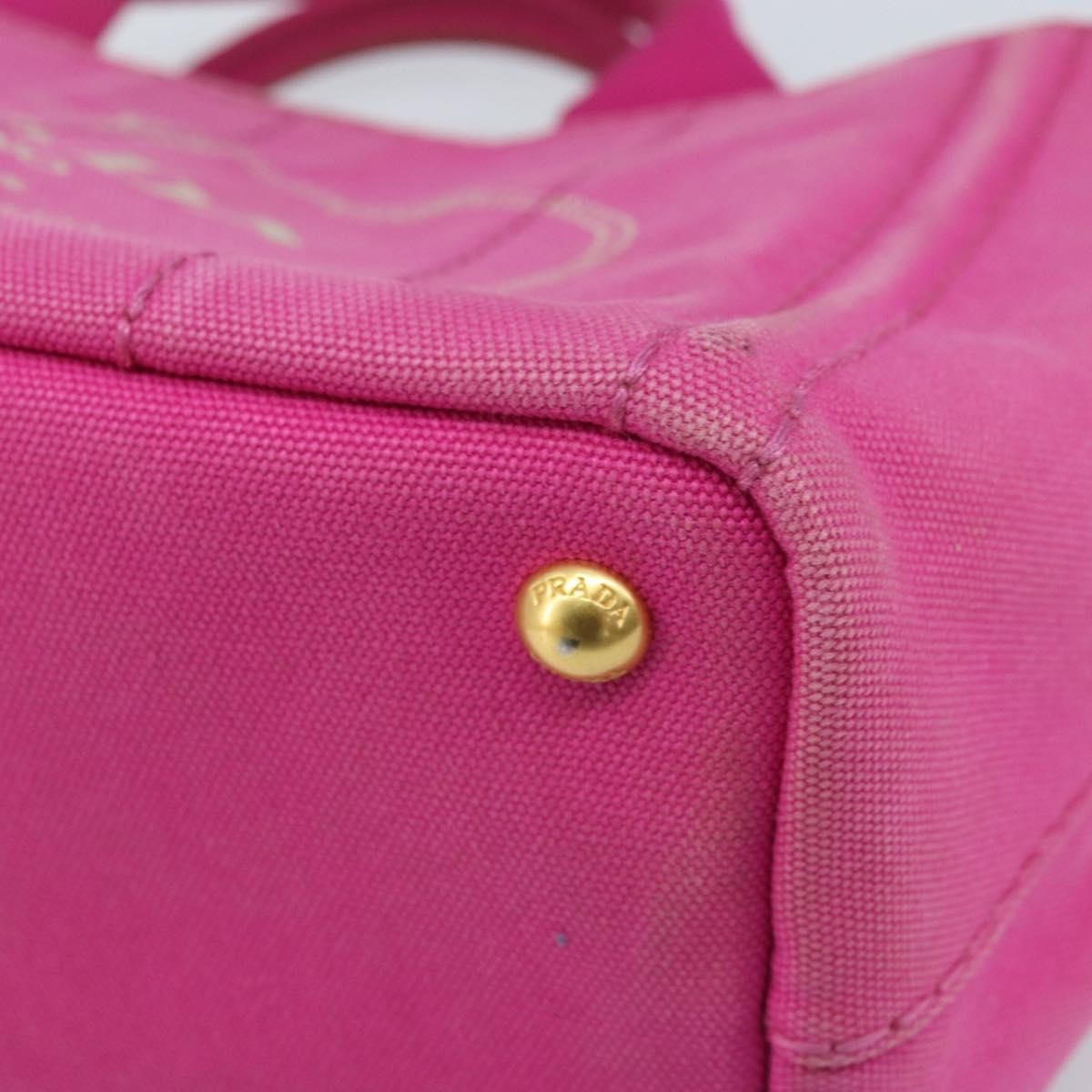 Prada Canapa Tote Canvas Pink Canvas Tote Bag Bag