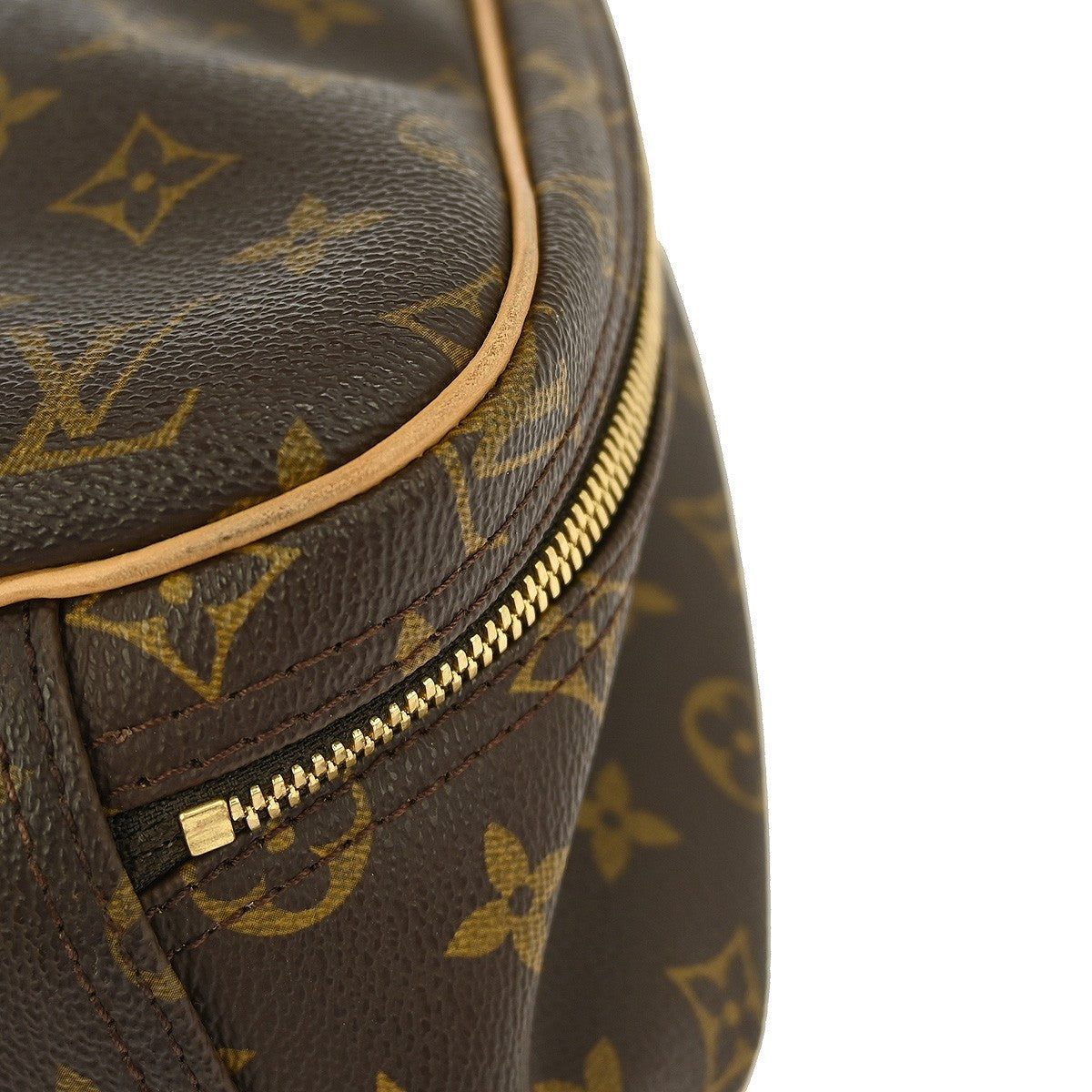 Louis Vuitton Excursion Handbag Monogram Canvas Brown Canvas Handbag