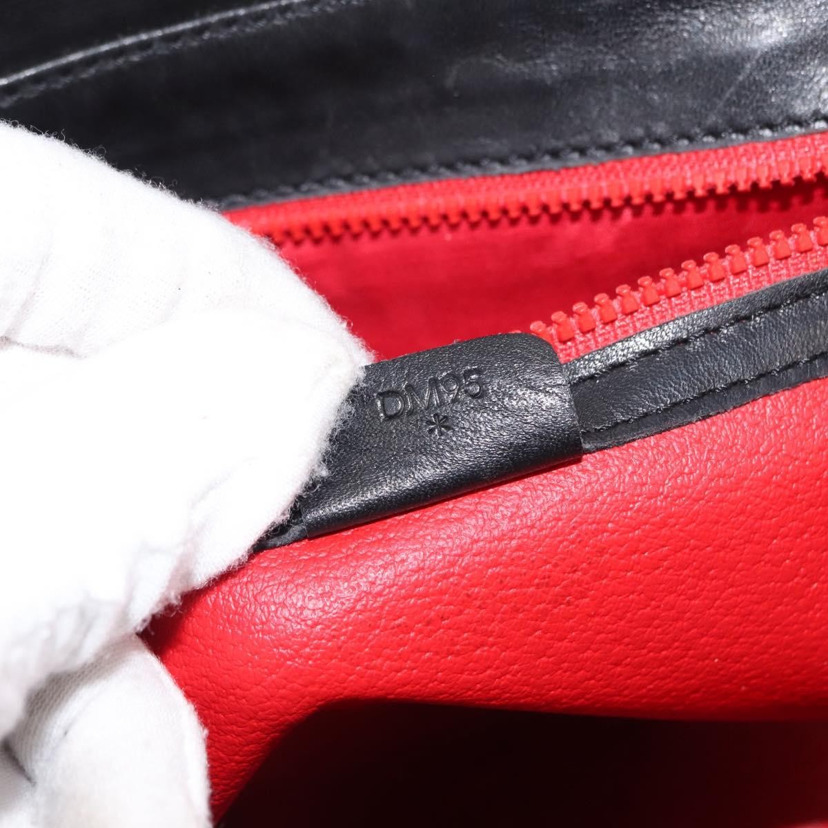 Celine Circle Logo Leather Black Leather Shoulder Bag Bag