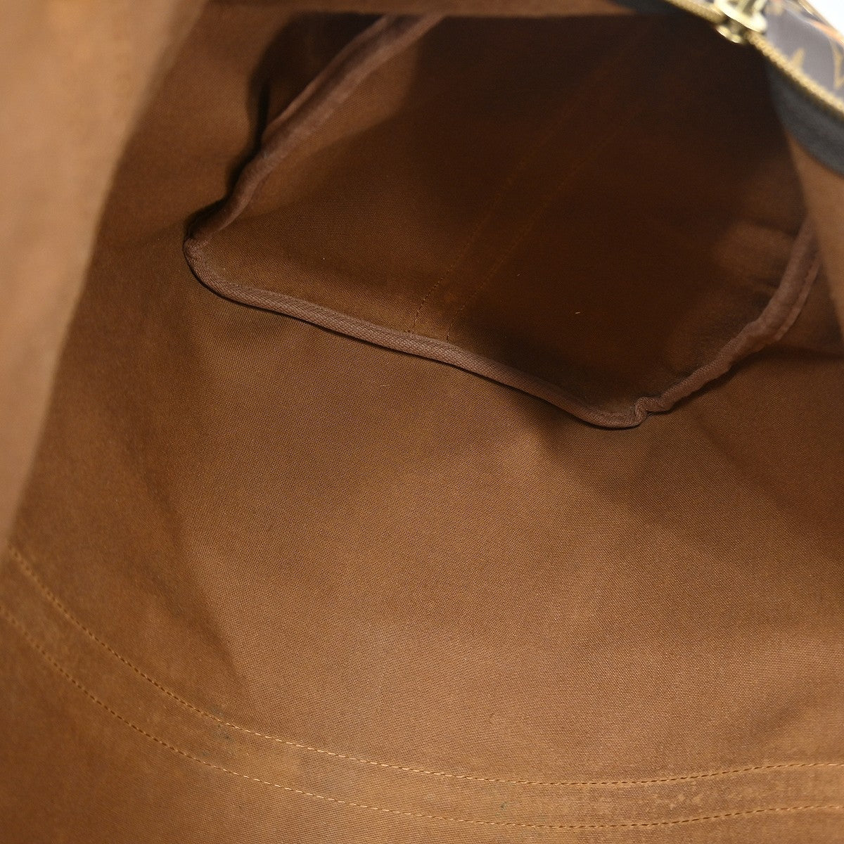 Louis Vuitton Keepall Bandouliere Bag Monogram Canvas Brown Canvas Travel Bag