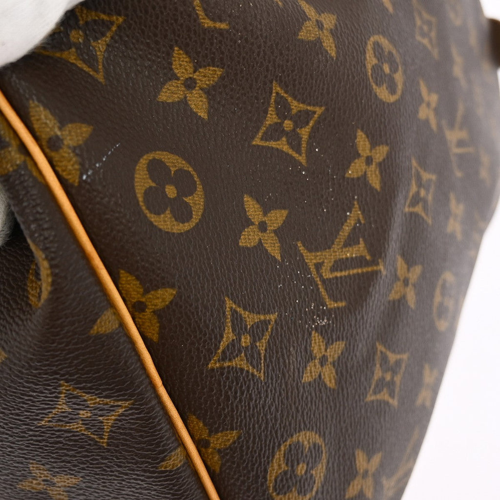 Louis Vuitton Keepall Bag Monogram Canvas Brown Canvas Travel Bag