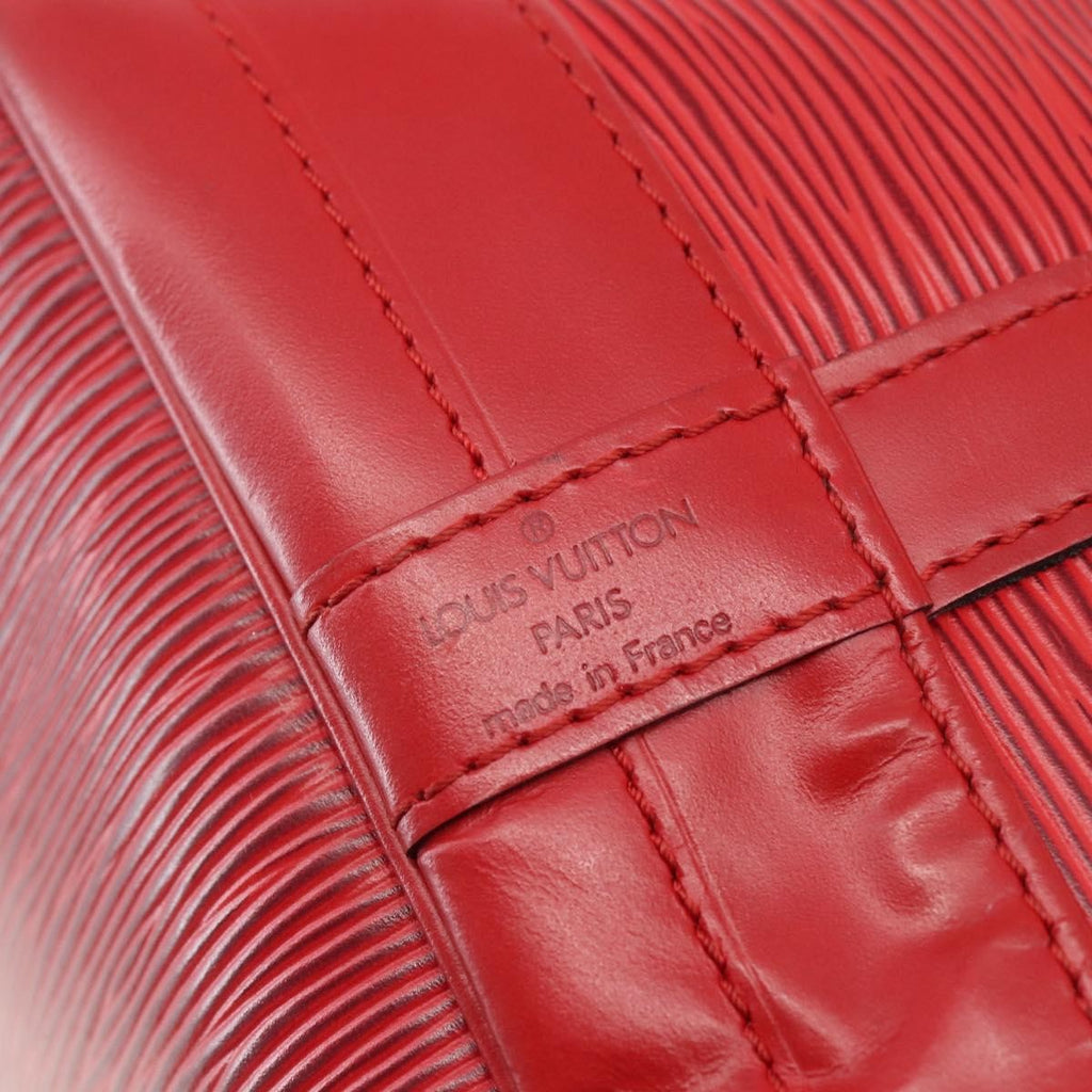 Louis Vuitton Noe Handbag Epi Leather Red Leather Shoulder Bag