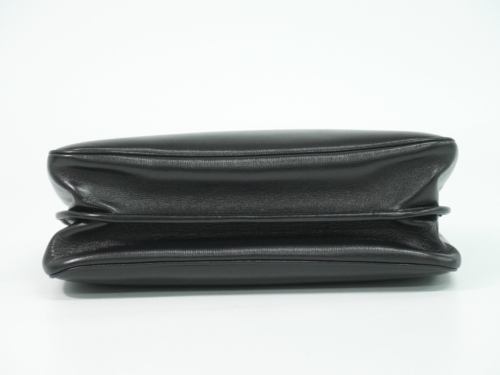 Gucci Marina Chain Shoulder Bag Leather Black Leather Shoulder Bag Bag (Pre-Owned)