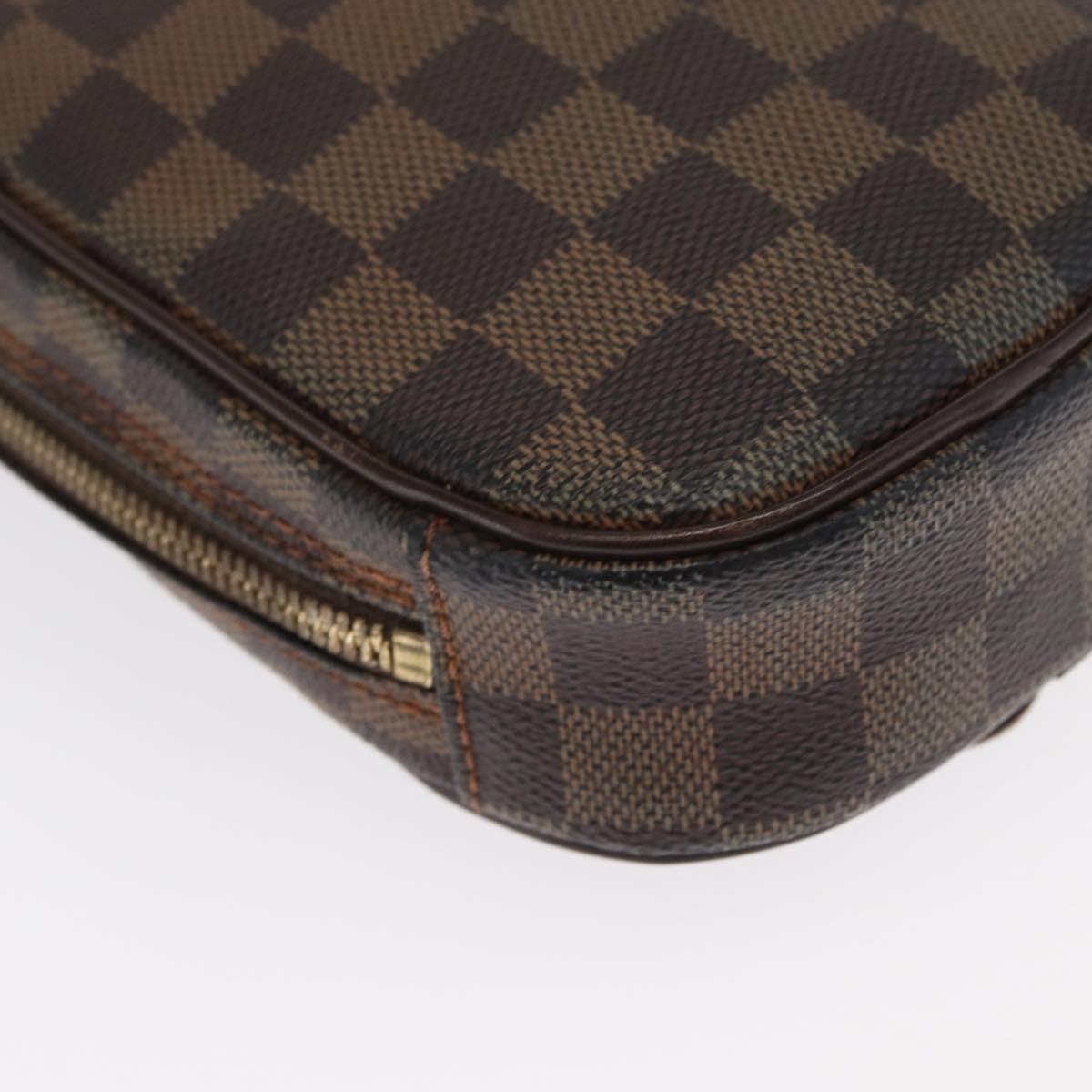 Louis Vuitton Pochette Gange Damier Brown Canvas Clutche & Pouche Bag