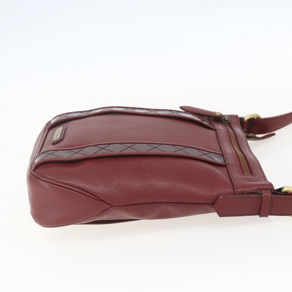 Burberry Vintage Shoulder Bag Leather Red Leather Shoulder Bag