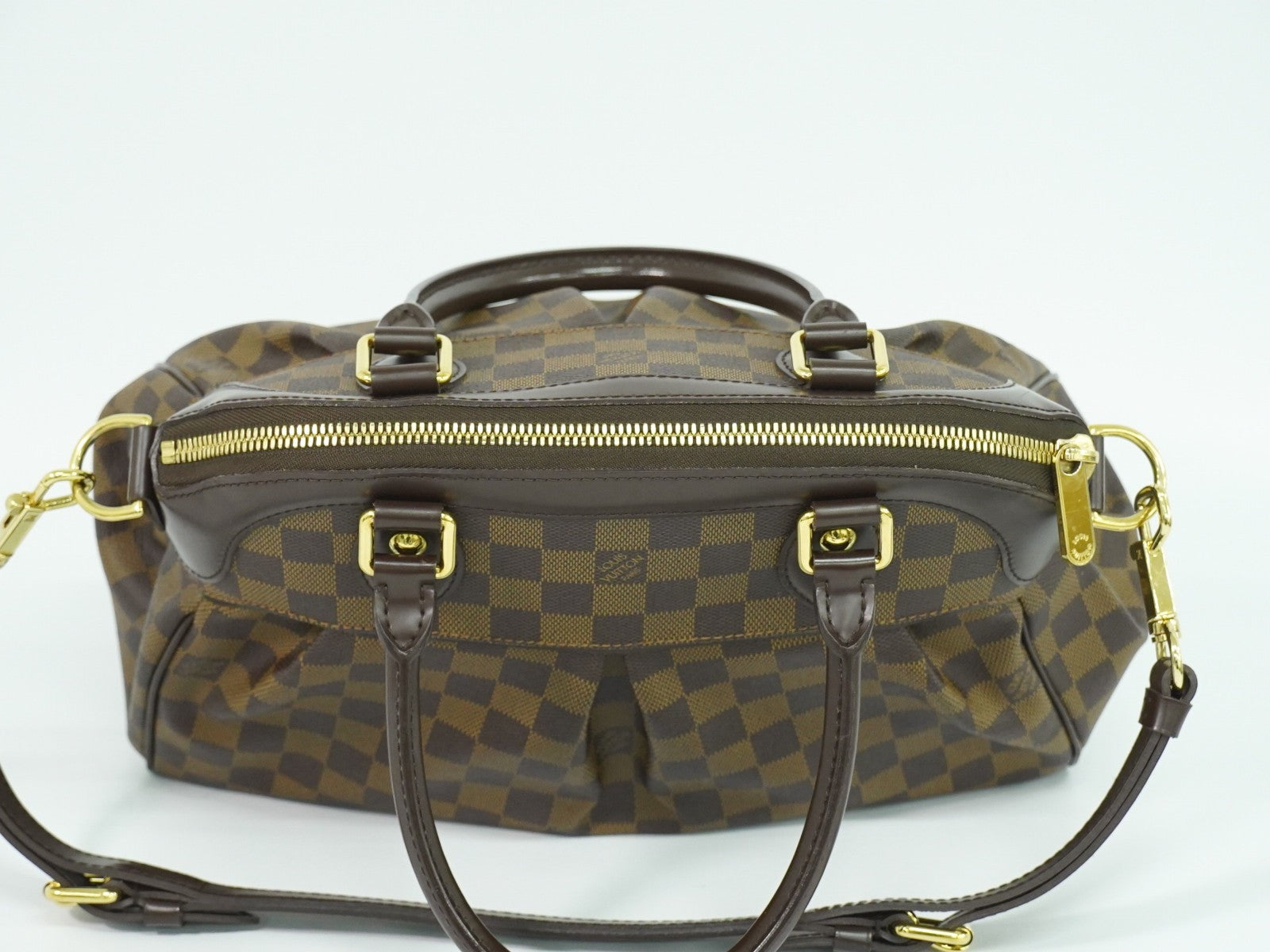 Louis Vuitton Trevi Handbag Damier Brown Canvas Handbag