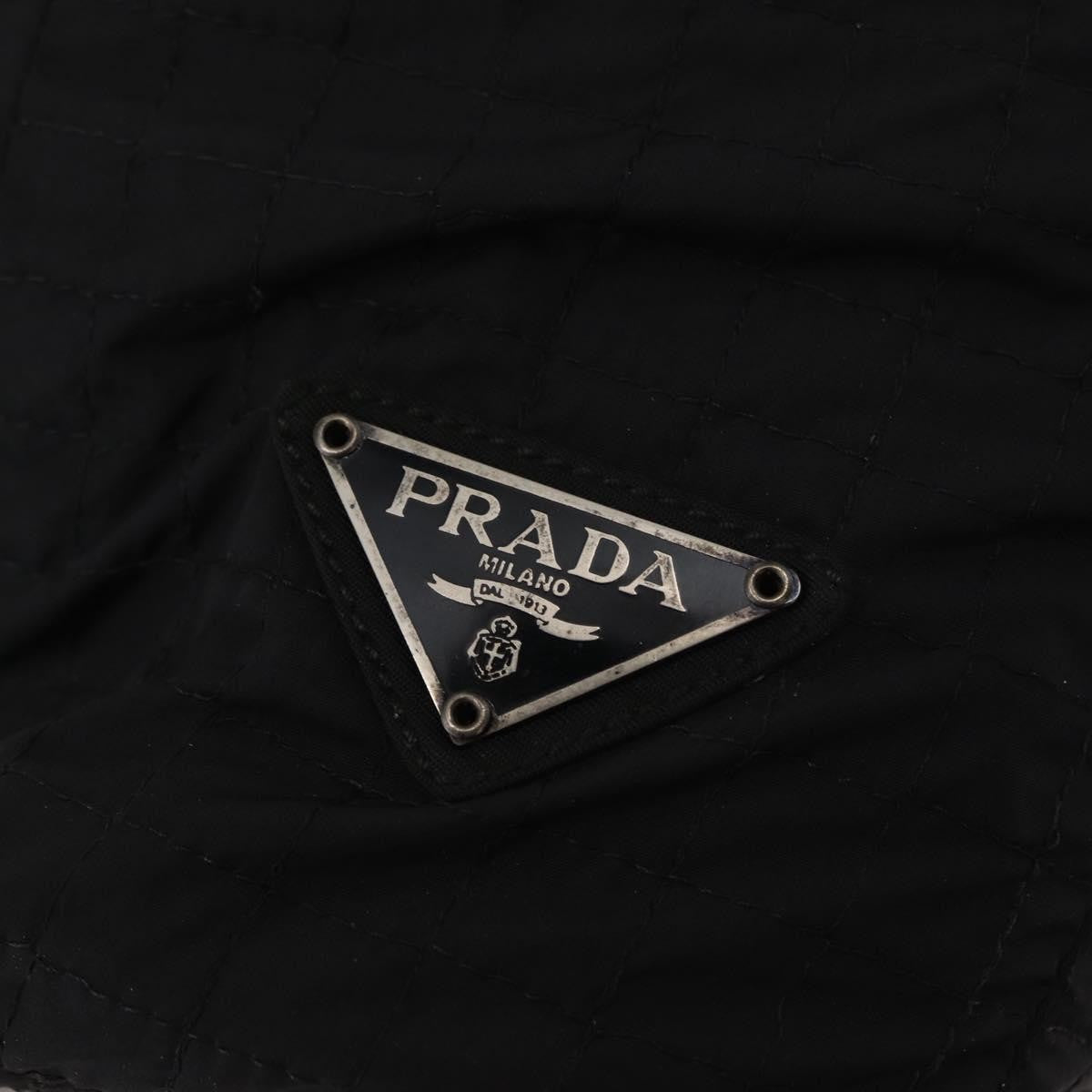 Prada Vintage Handbag Tessuto Black Nylon Handbag