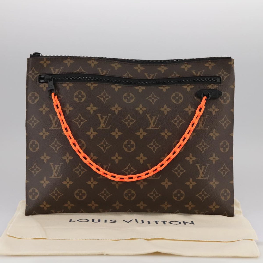 Louis Vuitton Solar Ray A4 Pouch Monogram Canvas Brown Canvas Clutche & Pouche Bag