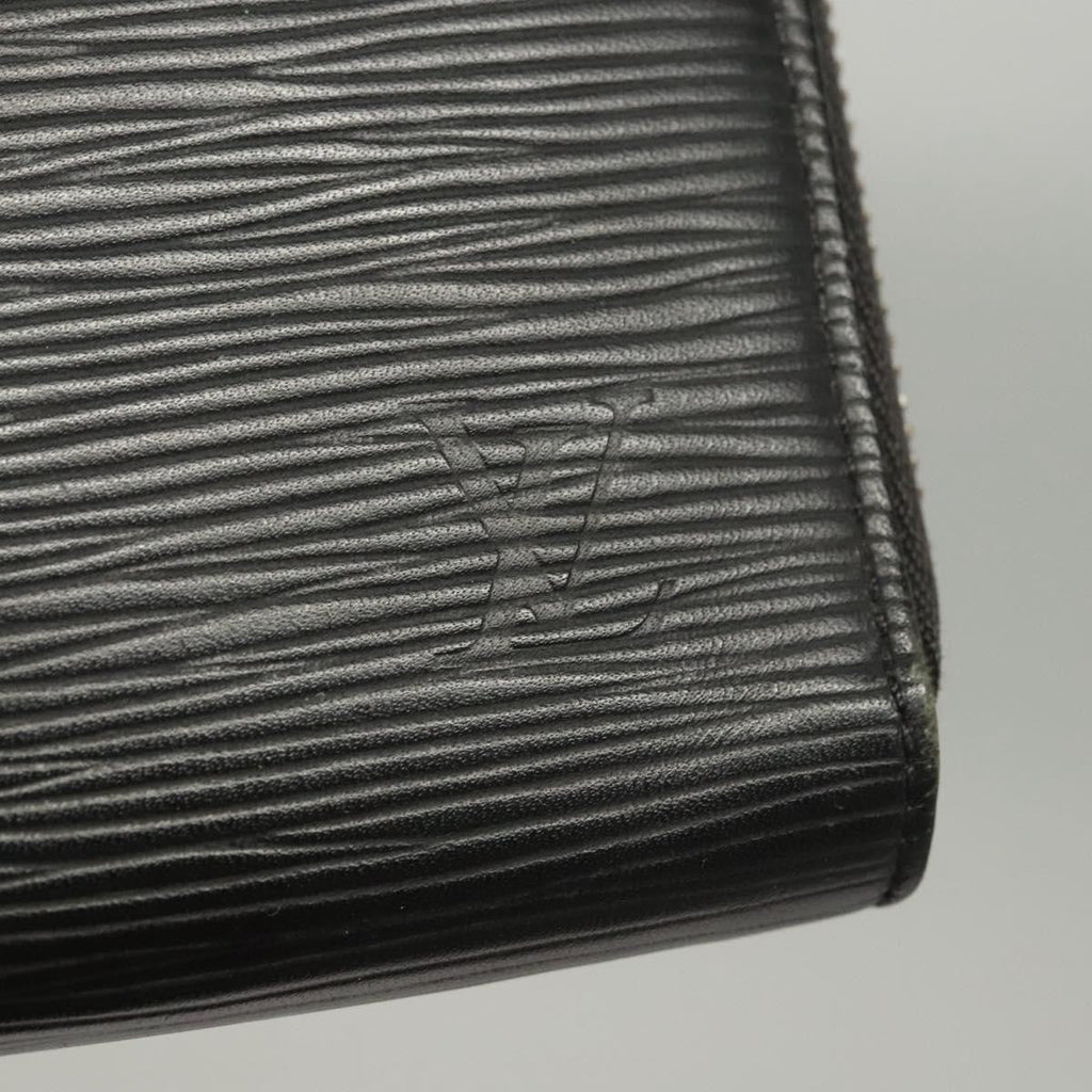 Louis Vuitton Zippy Organizer Epi Leather Black Leather Wallets Accessory