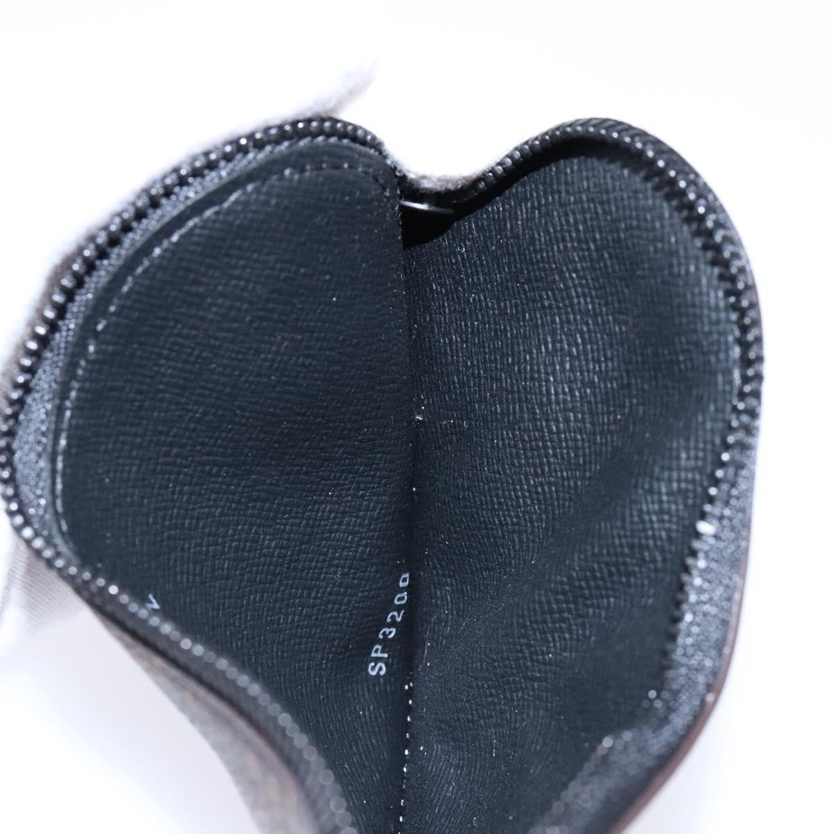 Louis Vuitton Nigo Duck Coin Holder Printed Leather And Limited Edition Giant Damier Black Canvas Wallets Accessory