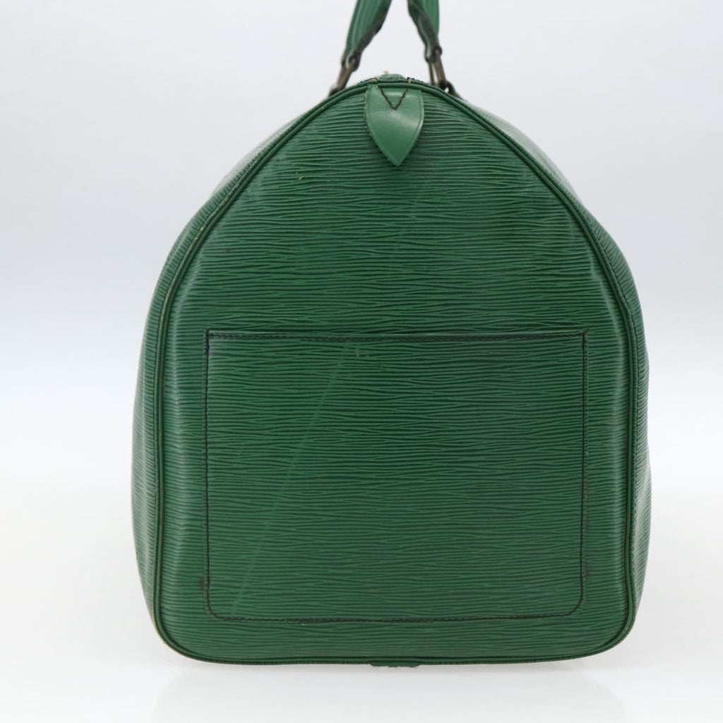 Louis Vuitton Keepall Bag Epi Leather Green Epi Leather Travel Bag