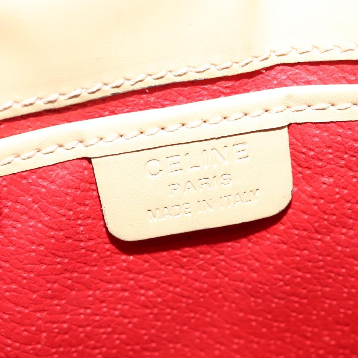 Celine Shoulder Bag Leather Beige Leather Bag