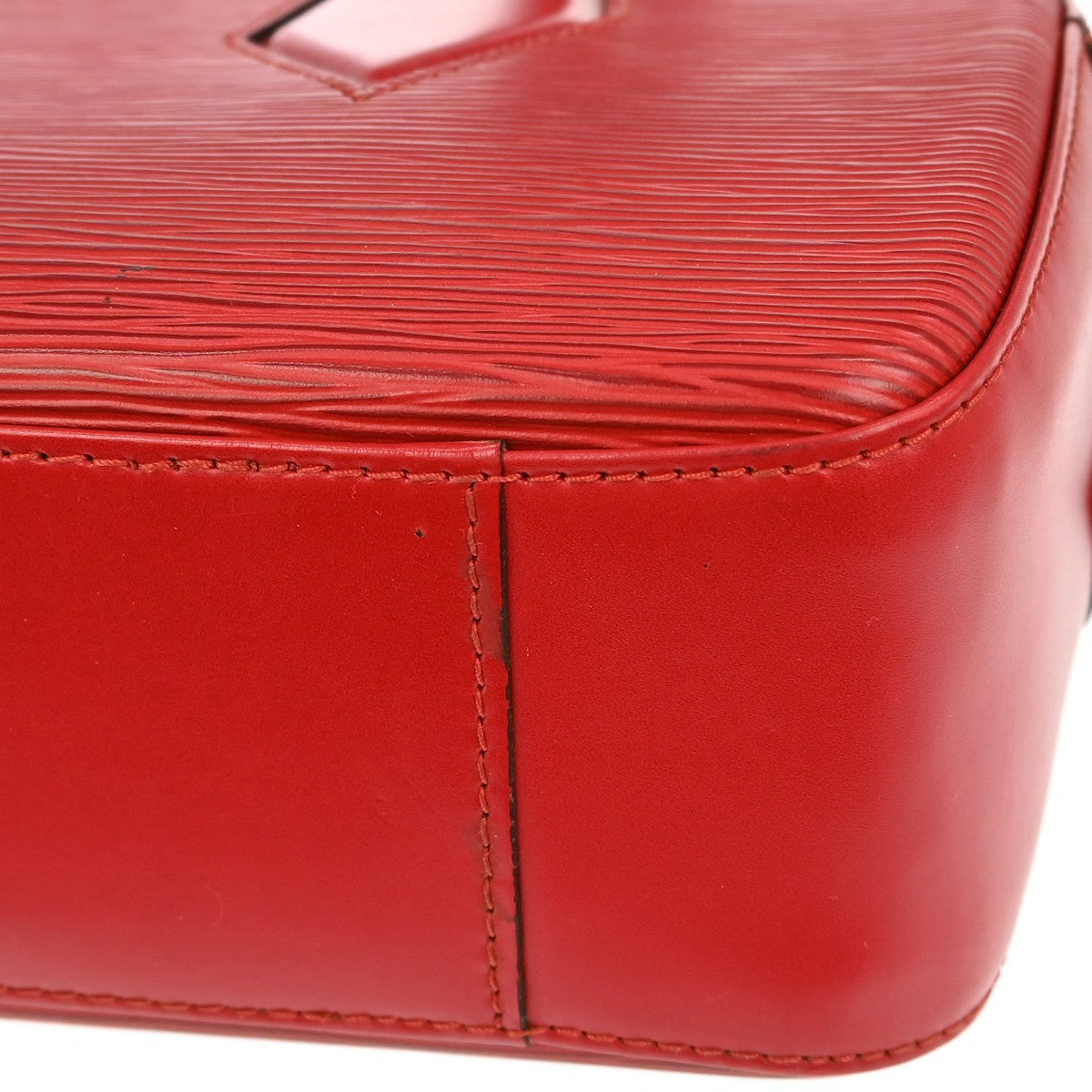 Louis Vuitton Voltaire Handbag Epi Leather Red Leather Shoulder Bag