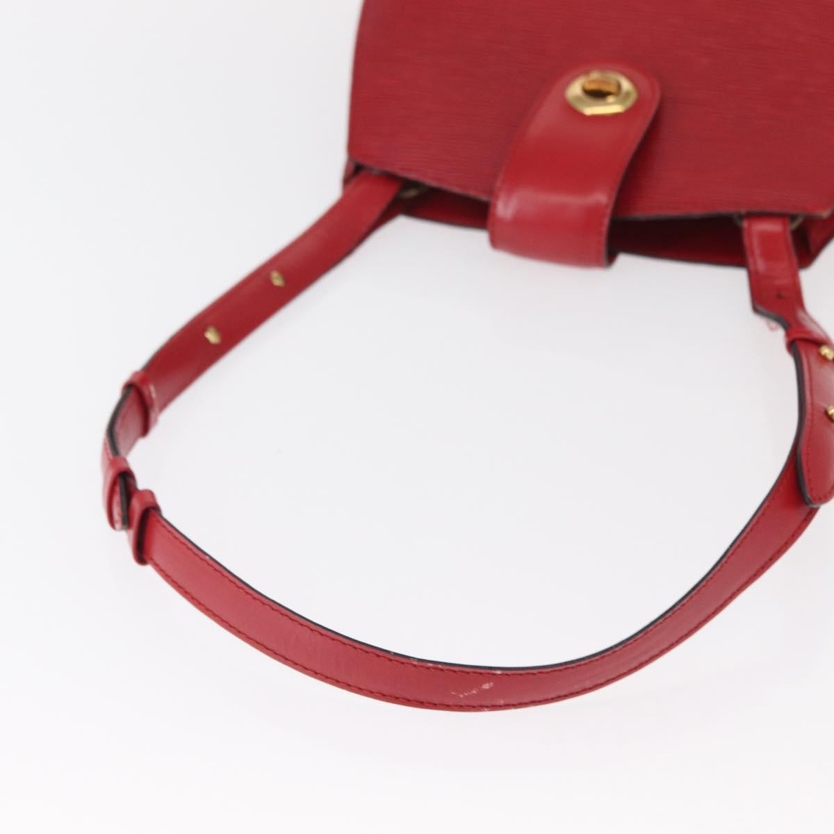 Louis Vuitton Cluny Shoulder Bag Epi Leather Red Leather Shoulder Bag
