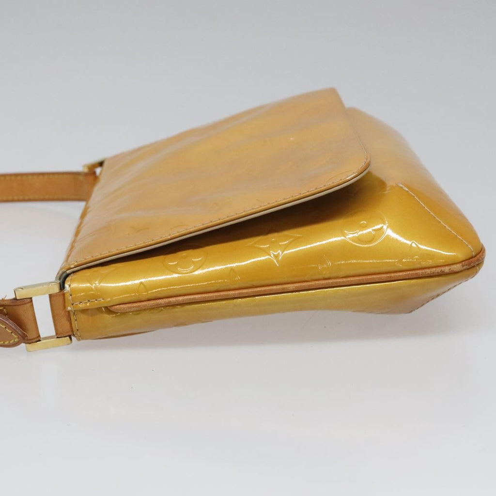 Louis Vuitton Thompson Street Handbag Monogram Vernis Beige Patent_Leather Bag