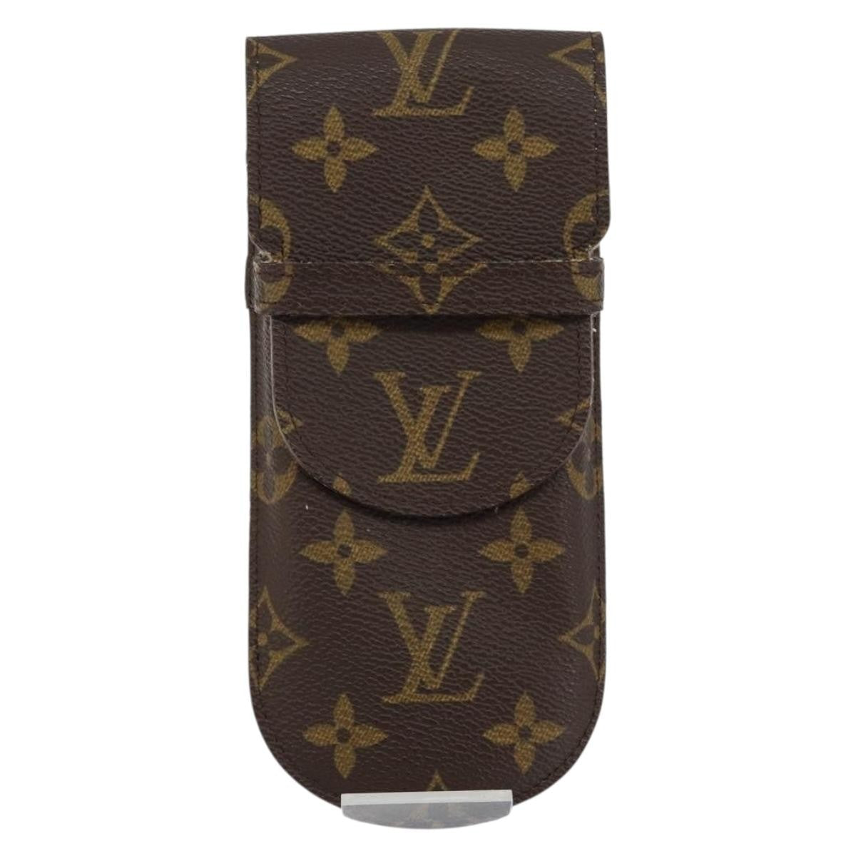 Louis Vuitton Etui À Lunette Canvas Brown Canvas Card Holders Accessory