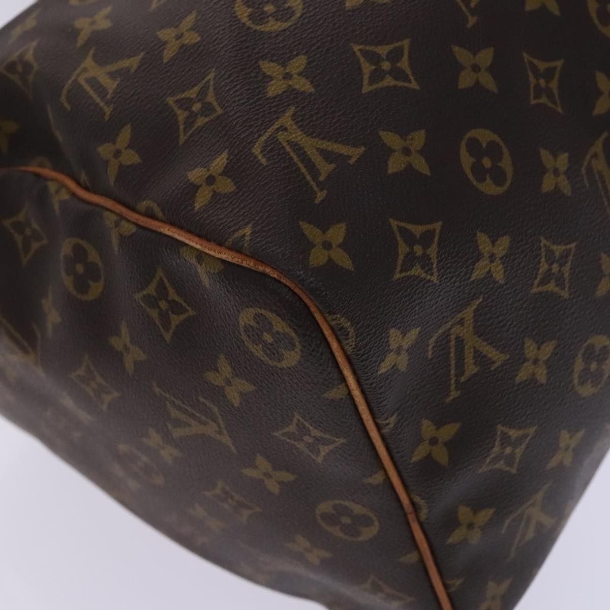 Louis Vuitton Keepall Bag Monogram Canvas Brown Canvas Travel Bag