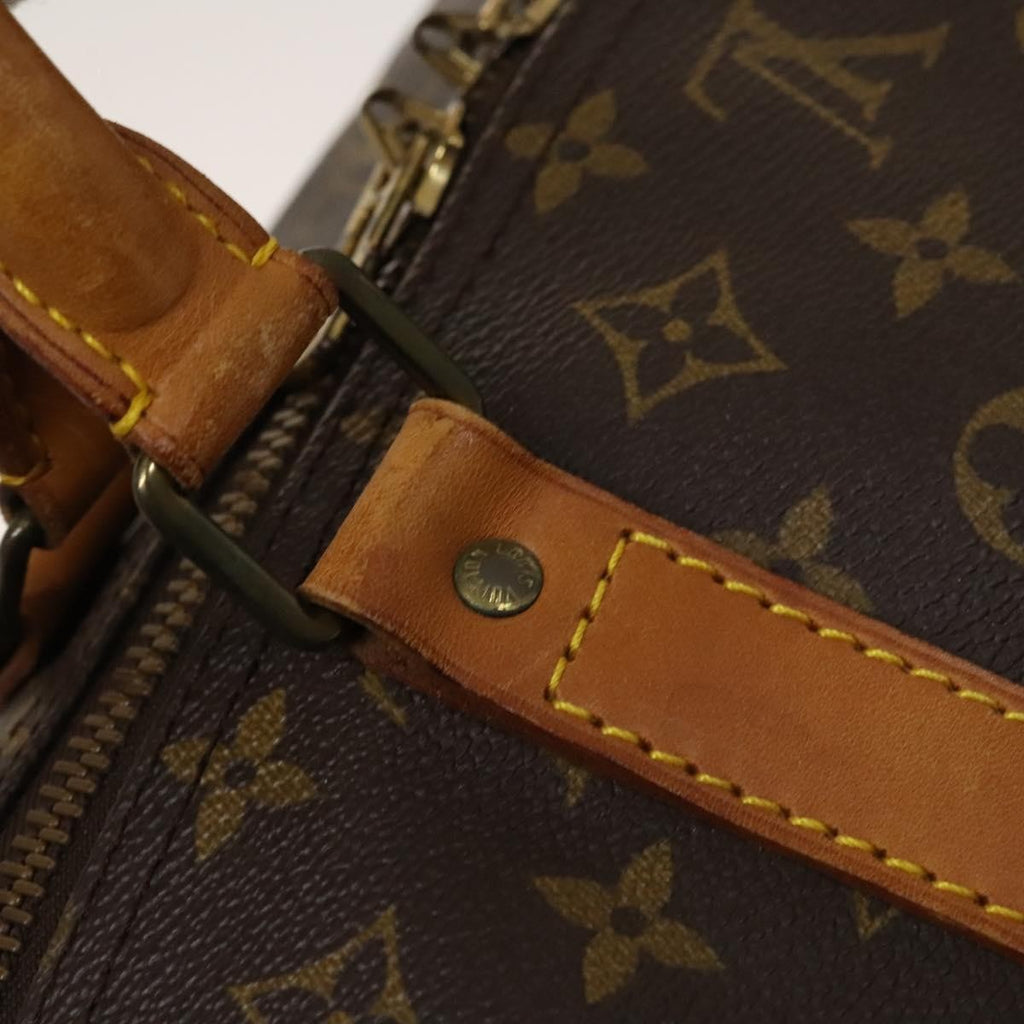 Louis Vuitton Keepall Bag Monogram Canvas Brown Canvas Travel Bag