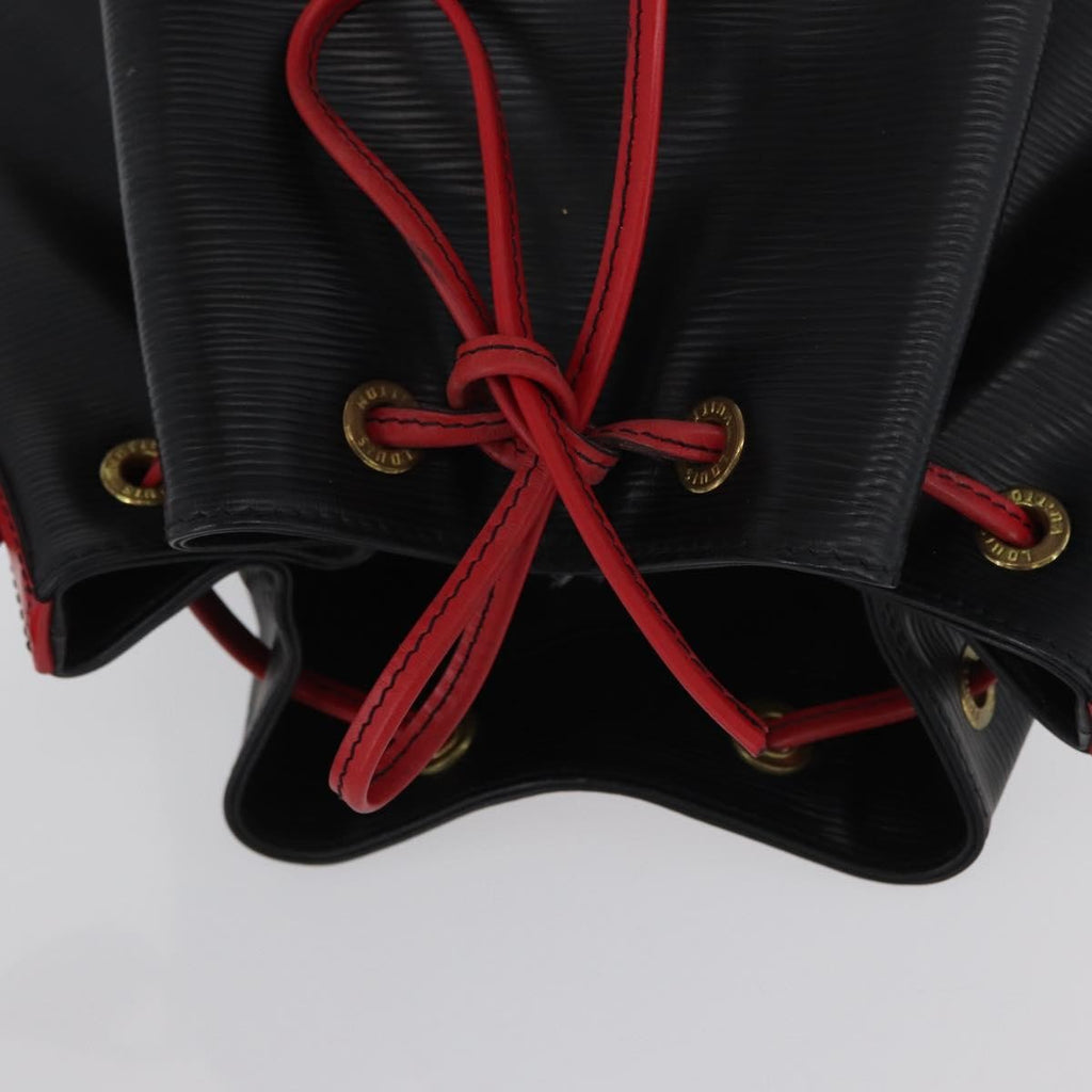 Louis Vuitton Bicolor Noe Handbag Epi Leather Black Leather Shoulder Bag