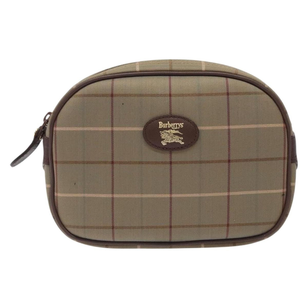 Burberry Nova Check Pochette Canvas Beige Canvas Clutche & Pouche Bag