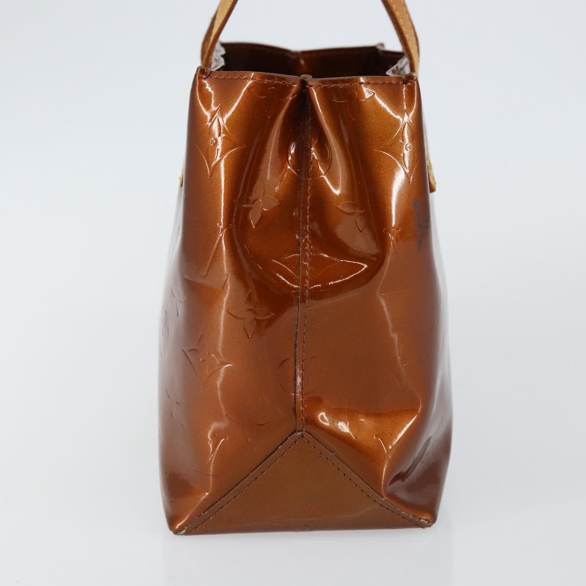 Louis Vuitton Reade Handbag Monogram Vernis Brown Patent_Leather Handbag