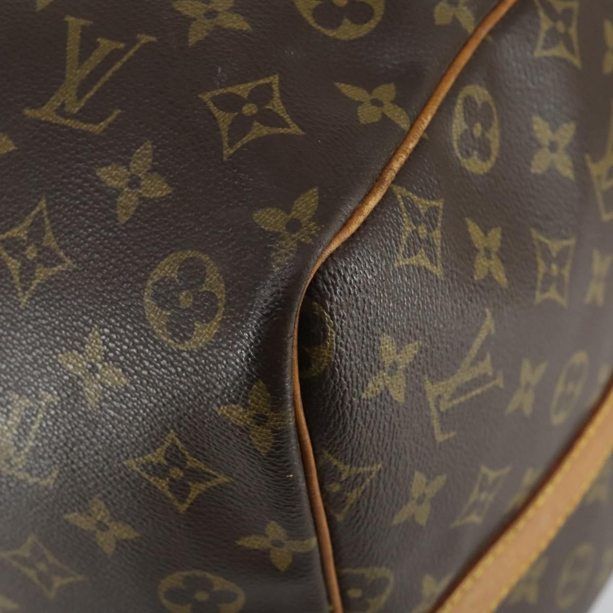 Louis Vuitton Keepall Bandouliere Bag Monogram Canvas Brown Canvas Travel Bag